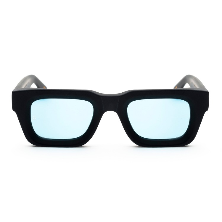 Occhiali da sole Soho London Strand Satin Black - Light Blue