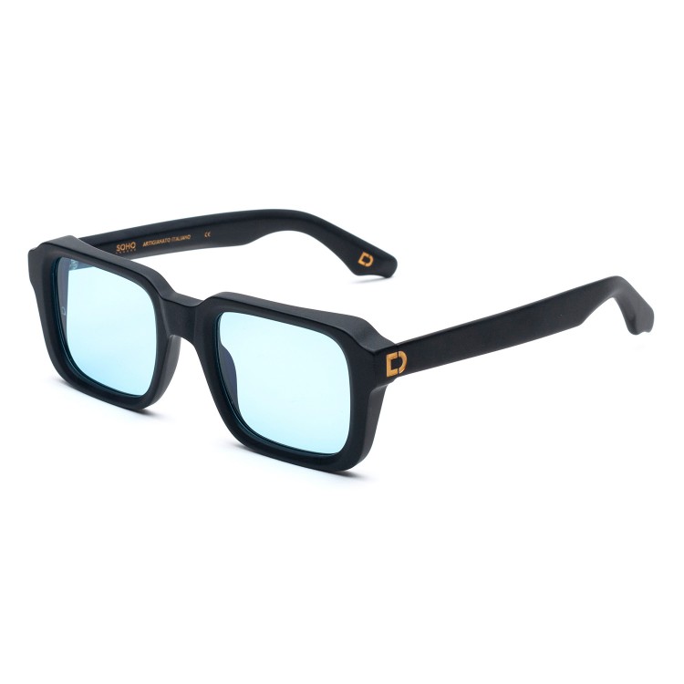 Occhiali da vista Soho London Brick Satin Black - Light Blue