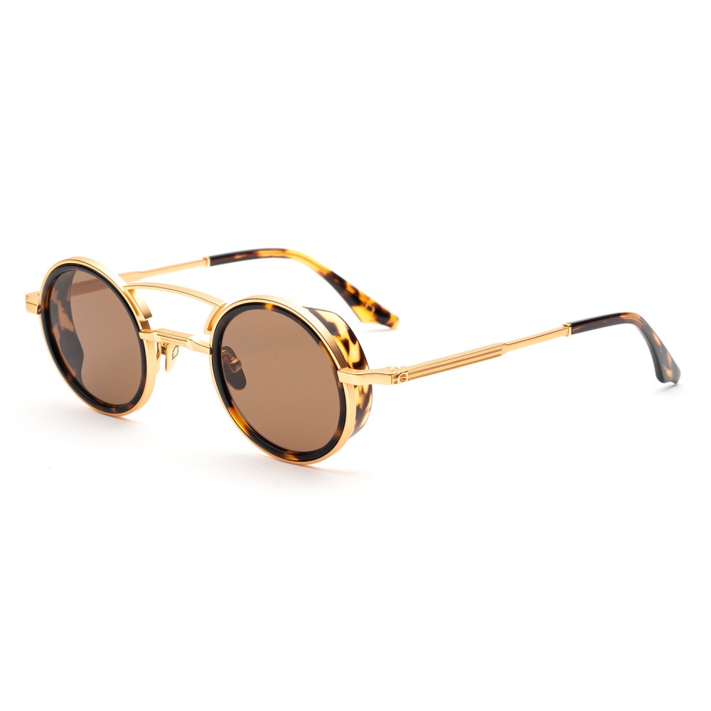 Occhiali da sole Soho London Holborn Titanium Oro/Tartaruga - Marrone