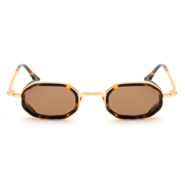 Occhiali da sole Soho London Harrow Titanium Oro/Tartaruga - Marrone