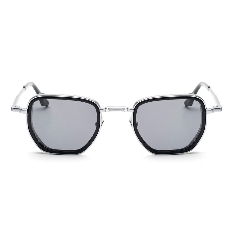 Occhiali da sole Soho London Harrow Titanium Argento/Nero - Fumè