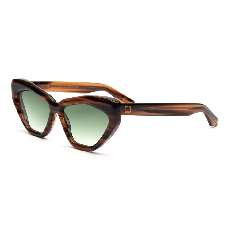 Occhiali da sole Soho London Iris Striped Brown - Green G15